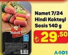 NAMET 7/24 HİNDİ KOKTEYL SOSİS 140 G